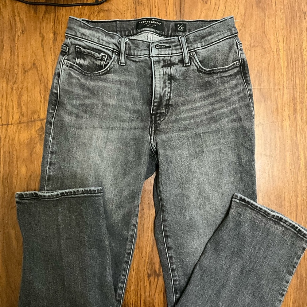 Lucky Brand Gray High Rise Jeans